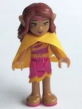LEGO® Minifigure Elves elf007 Azari Firedancer Magenta w/Cape