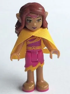 LEGO® Minifigure Elves elf007 Azari Firedancer Magenta w/Cape