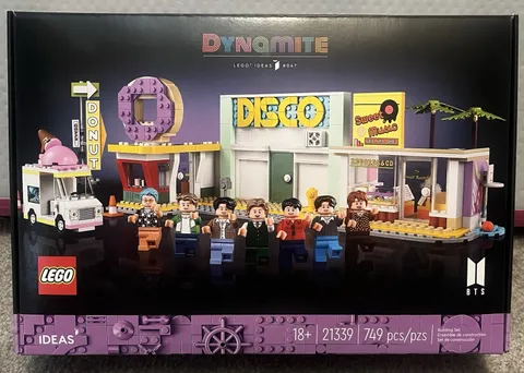 Lego Ideas: BTS Dynamite Set - 21339 - Brand New - Retired
