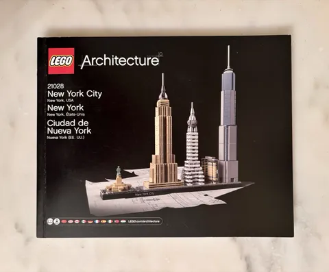 LEGO Architecture New York City Instruction MANUAL ONLY