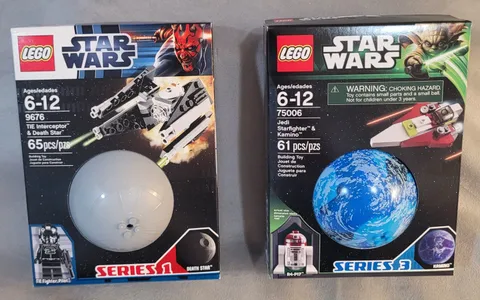 LEGO Star Wars 2 Lot - 9676 Tie Interceptor/Death Star & 75006 StarF And Kamino