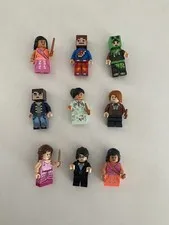 9 LEGO MINI PEOPLE RANDOM MINECRAFT, HARRY POTTER, HERMIONE, PADMA PARVATI