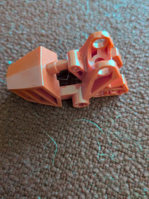 LEGO Part 32475 (1pc) Bionicle Foot w/ Ball Joint 3 x 6 x 2 1/3 Socket red