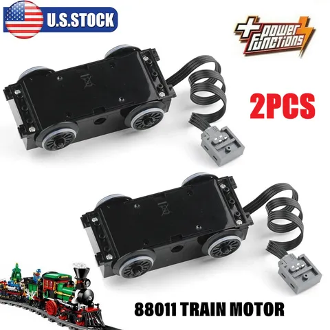2PCS 88002 Compatible Train Motor Power Functions Motor For Lego Building Parts