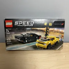 LEGO Speed Champions Dodge 75893 478pc Complete Set 7+ Separator