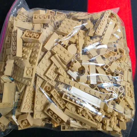 LEGO Bulk Building Bricks Lot 1Lb 12Oz of Tan Pieces          Tan1
