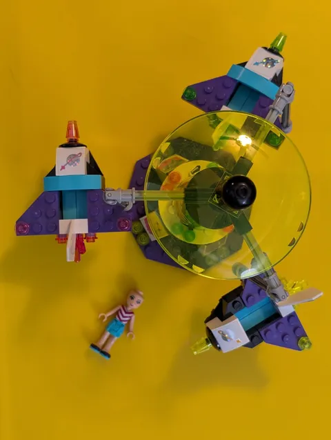 Lego Friends 41128 Amusement Park Space Ride Incomplete No Instructions 