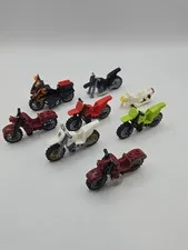 Lego Riding Cruiser Motorcycle Vintage Lot X 8 Including Vintage INCOMPLETE USED
