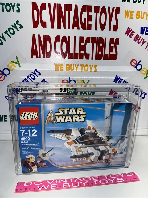 LEGO STAR WARS Rebel Snowspeeder Set 4500 Sealed Dack Hoth Rebel Minifig AFA 90