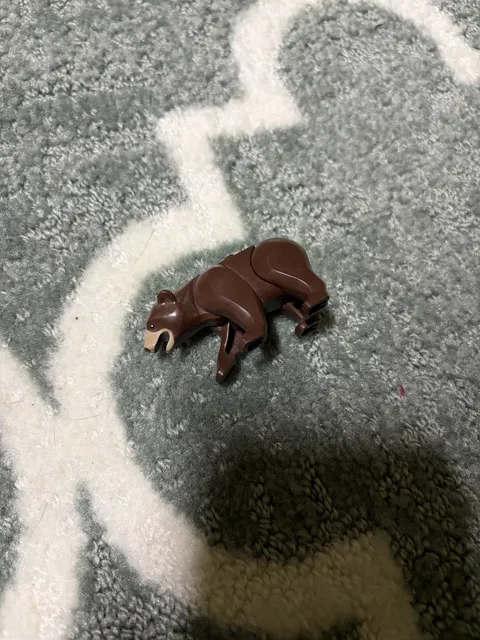 LEGO Brown Bear Minifigure From Set 4438 4440 Animal City New.