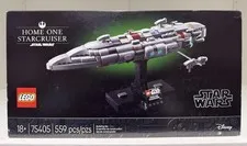 LEGO Star Wars Home One Starcruiser 75405 559 pcs Stand Plate Box 18+