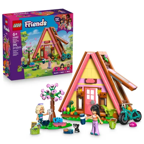 LEGO Friends Nature Glamping Cabin 42682 3.00 x 5.50 x 5.00 inches, Multicolor