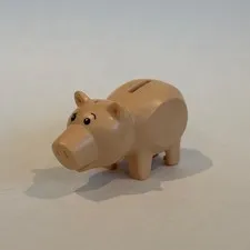 LEGO Pig 'Hamm' Mini Figure - Light Flesh 2" Toy Story With Plug!