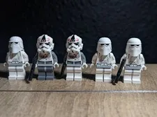 Lego Star Wars Imperial Snow Troopers Minifigures AT-AT Pilots Hoth Lot