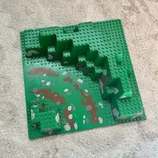 LEGO Baseplate Raised 6024 for Castle Dark Forest Fortress 6079