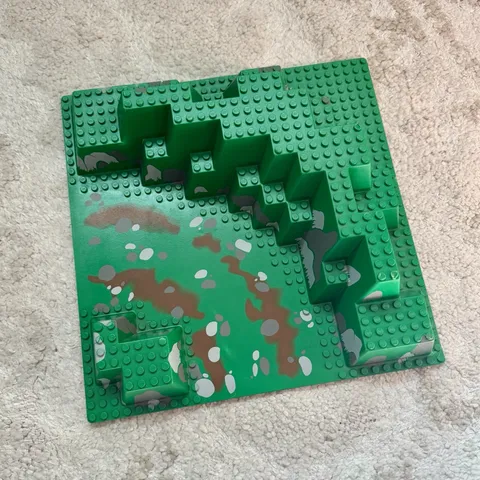 LEGO Baseplate Raised 6024 for Castle Dark Forest Fortress 6079
