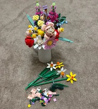 Giant Lot of Authentic LEGO Botanicals & Boutique Flowers Assorted Many Sets