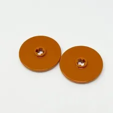 2723 LEGO Technic Parts Disk 3x3 DARK ORANGE (2)