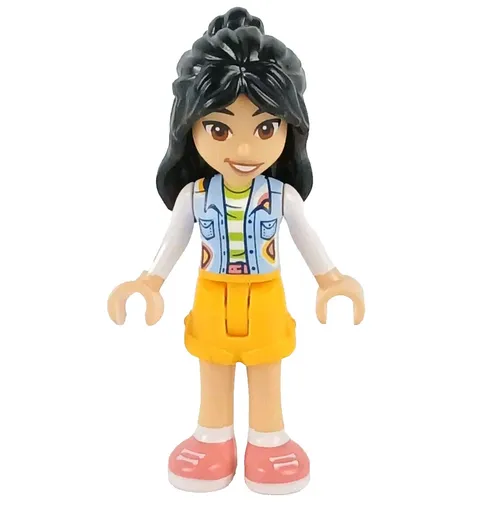 LEGO® Friends LIANN Minifigure™ Minidoll Blue Vest Orange Shorts frnd583