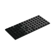 LEGO Black Plate 6 x 14 inv.625