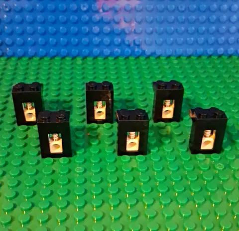 LEGO Shock Absorber. LEGO Part 2605c01. Lot Of 6