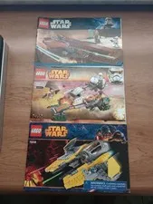 Lot Lego Star Wars instruction manuals only 7959 75090 75038