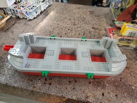 Lego Pirates: Boat Hull ONLY from Captain Redbeard's Pirate Ship 7075