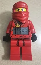 Tested Working LEGO Ninjago Red Ninja Kai Alarm Clock Minifigure ClicTime 