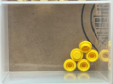 LEGO Parts - Yellow Plate, Round 1 x 1 - No 4073 - QTY 5