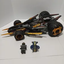 LEGO NINJAGO 9444 Cole's Tread Assault Rise of Snakes 99% Complete READ!!!