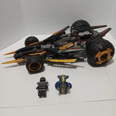 LEGO NINJAGO 9444 Cole's Tread Assault Rise of Snakes 99% Complete READ!!!