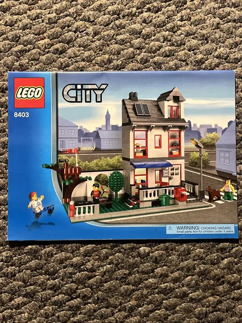LEGO INSTRUCTIONS 8403 City House Town Manual Booklet Book No Pieces