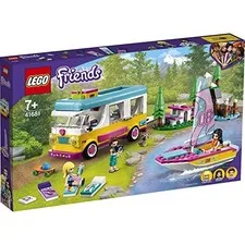 LEGO Friends Camper and Boat 41681 Toy Vehicle RV Travel Bricks Blocks