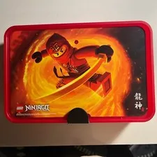 Room Copenhagen Lego Ninjago Storage Box Red 4092 vintage Masters of Spinjitzu