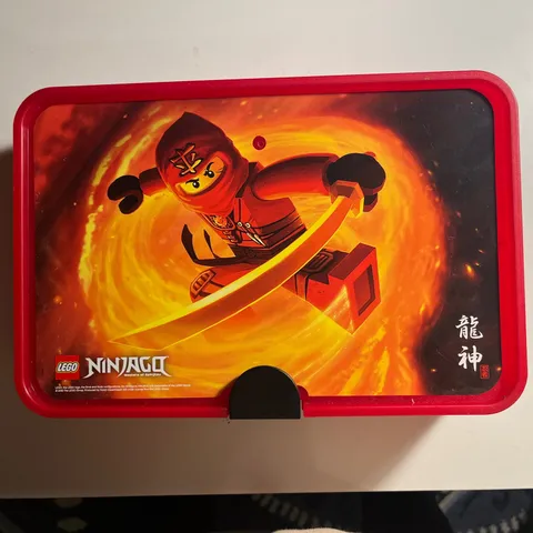 Room Copenhagen Lego Ninjago Storage Box Red 4092 vintage Masters of Spinjitzu