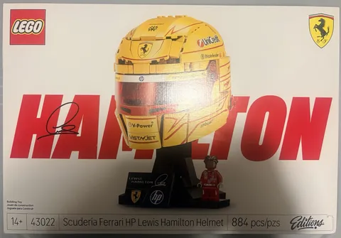 Lego Editions Scuderia Ferrari HP Lewis Hamilton Helmet Set - 43022 (New/Sealed)