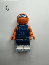 LEGO nike001 B’Ball Head Minifigure – Brand New || From Set 43008