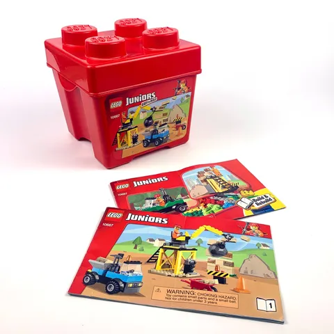 Lego Red Tub 4 Studs 10667 Instructions No Bricks NO BRICKS
