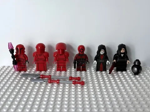 LEGO Star Wars | FIRST ORDER Minifigure Lot of 7 | PRAETORIAN PALPATINE DARK REY