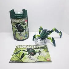 LEGO Bionicle Visorak KEELERAK (8746) Canister and Instruction Manual Included
