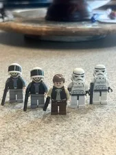 LEGO Star Wars Minifigures Lot of 5 Han Solo & Stormtrooper and Rebel Figures