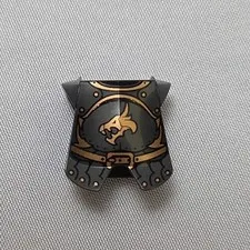 RARE LEGO Armor Breastplate Kingdoms Dragon Head 2587pb26 cas495 - Read Descrip!
