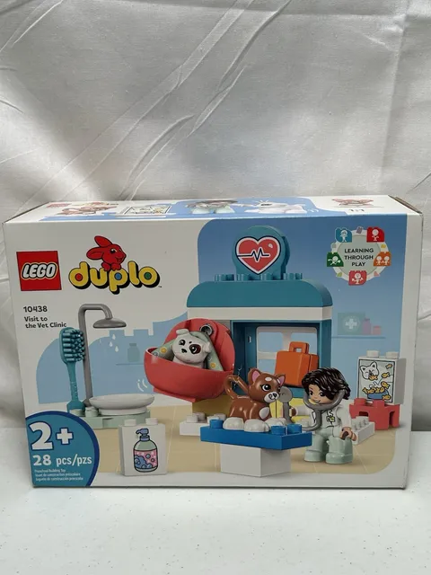 Lego Duplo - Visit To The Vet Clinic -#10438 - Retired- NIB- Factory Sealed 28pc
