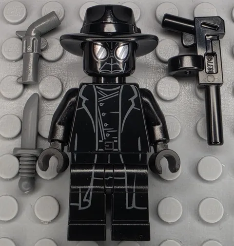 Lego Marvel Super Heroes Minifigure SH0614A Spider-Man Noir Shirt Tail