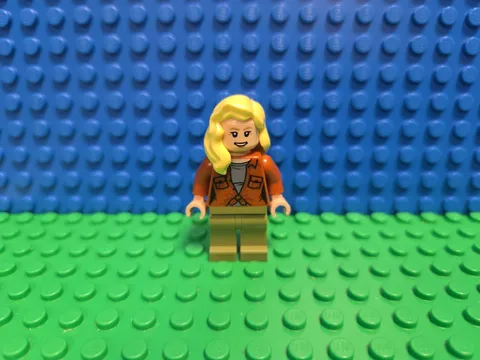 Lego Dr. Ellie Sattler Minifigure 76949 76951 jw082 Jurassic World CMF Lot Rare
