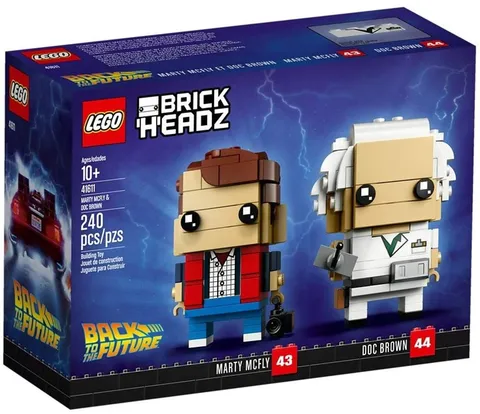 Lego 41611 Brickheadz Marty Mcfly (43) & Doc Brown (44)_