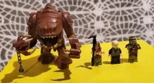 LEGO Star Wars 75005 Rancor PIT BIGFIG & 3 Minifigures Lot Authentic + 1 Free