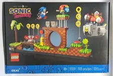 LEGO Ideas: Sonic The Hedgehog Green Hill Zone (21331) Partially Built Complete