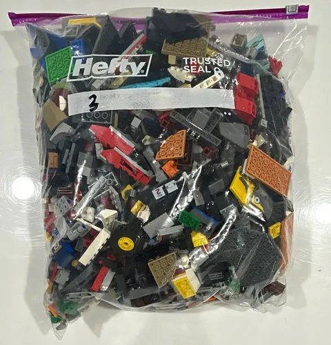 LEGO Bulk Lot Assorted Multicolor Bricks Pieces Parts in Bag