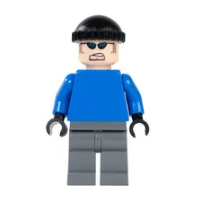 Lego Batman I Mr Freeze Henchman Goon Minifigure 7783 (UV Printed)
